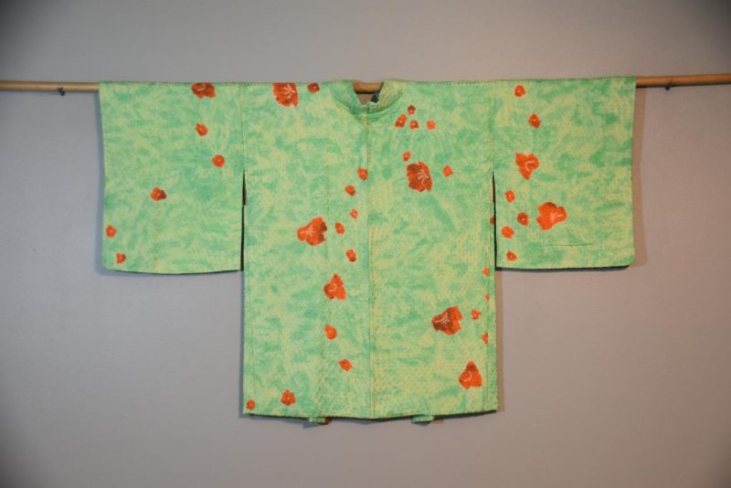 Vintage Japanese Silk Jacquard Haori Jacket