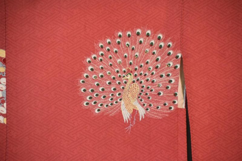 Vintage Japanese Silk Jacquard Haori Jacket - Image 2