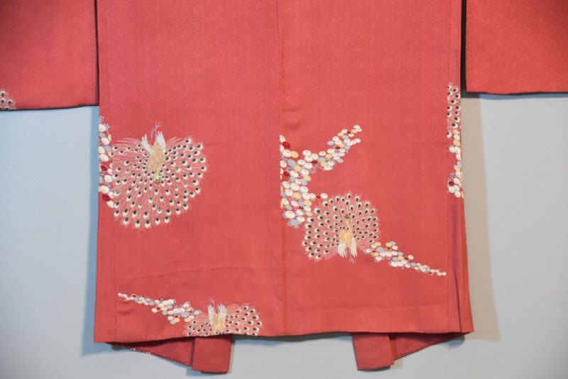 Vintage Japanese Silk Jacquard Haori Jacket - Image 6
