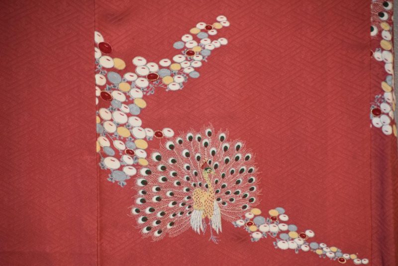 Vintage Japanese Silk Jacquard Haori Jacket - Image 5