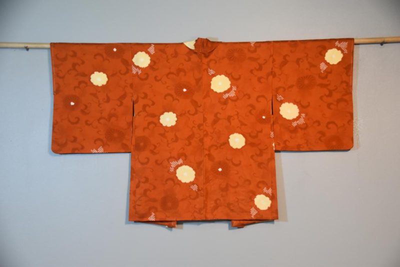 Vintage Japanese Silk Jacquard Haori Jacket