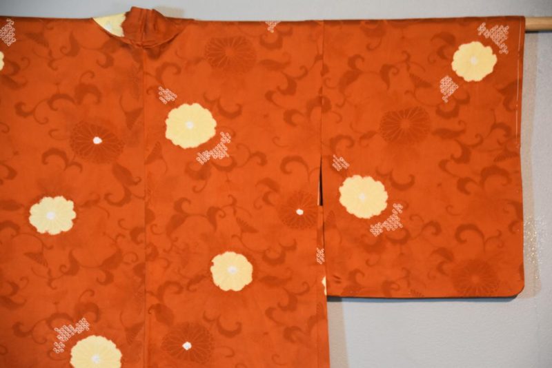 Vintage Japanese Silk Jacquard Haori Jacket - Image 2