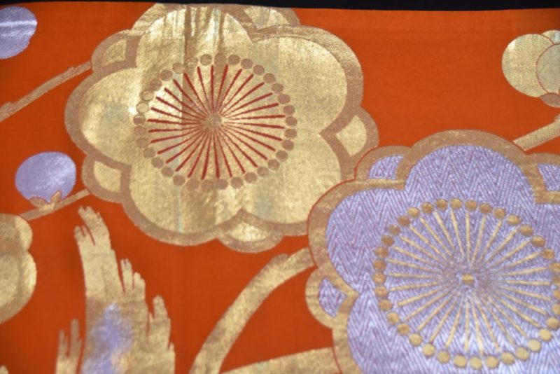 Japanese Plum Blossom Obi Sash Table Runner Width:4000mm - Image 7