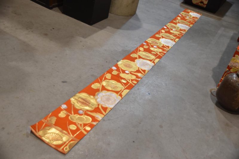 Japanese Plum Blossom Obi Sash Table Runner Width:4000mm - Image 4