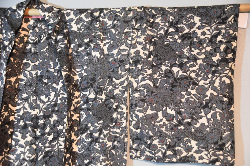 Vintage Silk Haori Jacket - Image 6