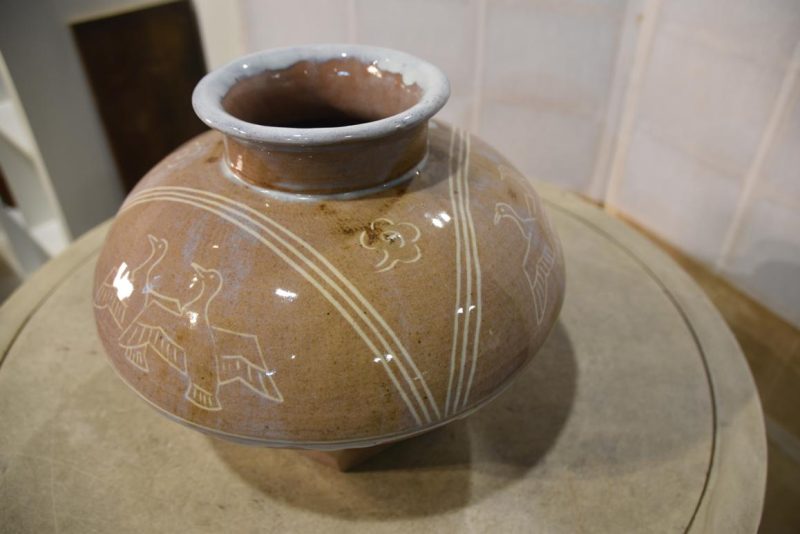 Japanese Ceramic Vase 220 mm's high - Image 6