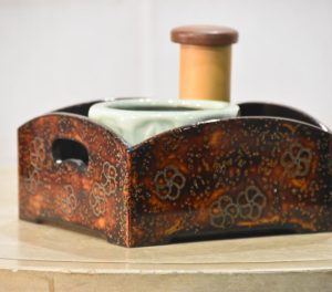 Smoking Set turned Incense Burner 90 mm's high.
