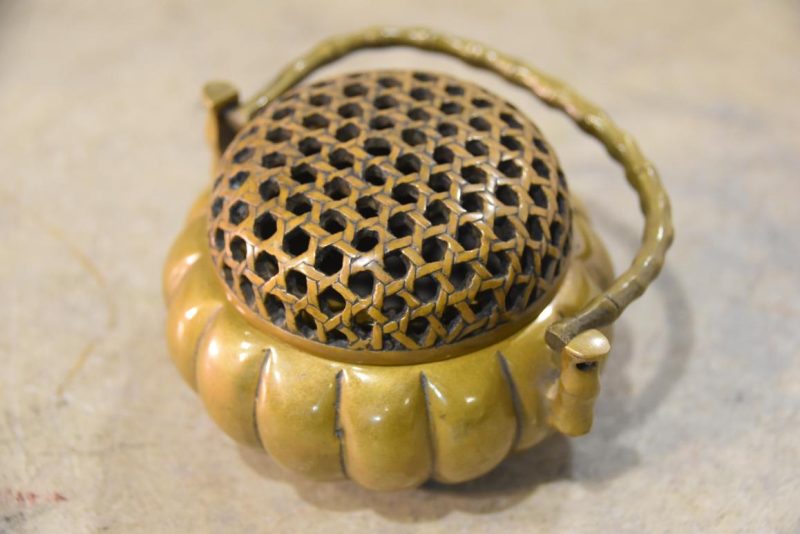 Bronze Incense Burner 90 mm's high - Image 2