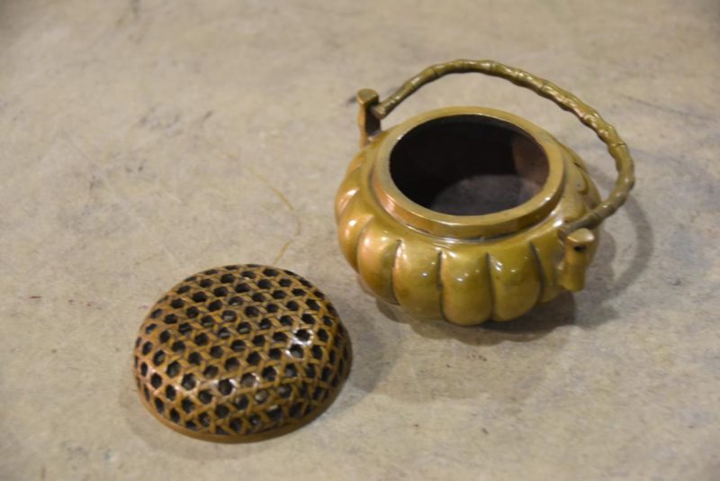 Bronze Incense Burner 90 mm's high - Image 4