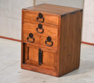 Hikidashi Antique Chest of Drawers Width:450mm