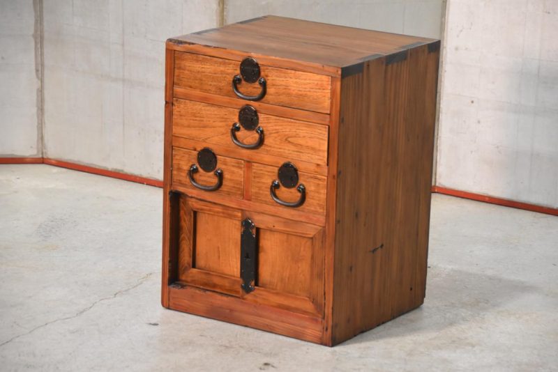 Hikidashi Antique Chest of Drawers Width:450mm