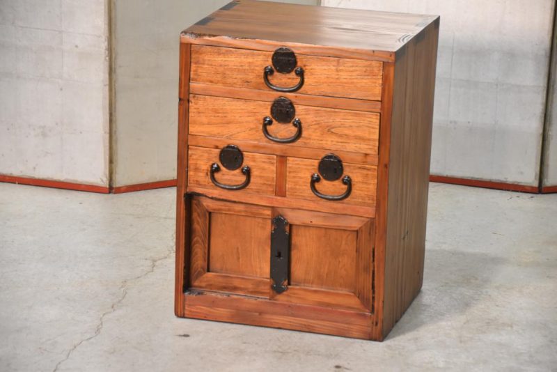 Hikidashi Antique Chest of Drawers Width:450mm - Image 10