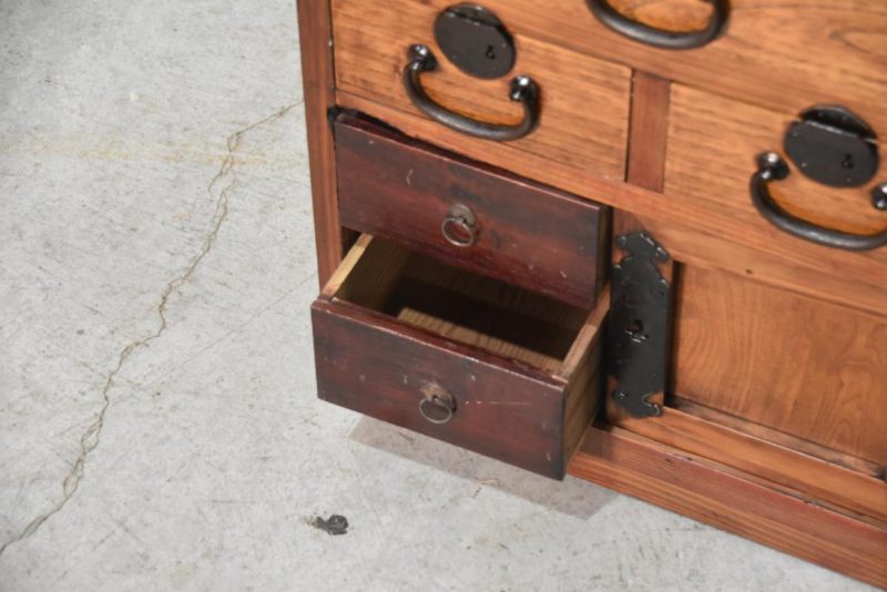 Hikidashi Antique Chest of Drawers Width:450mm - Image 5