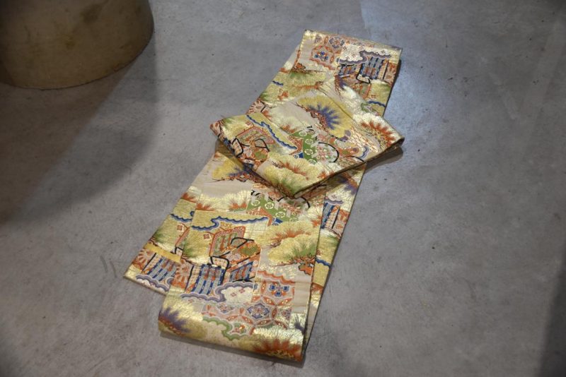 Vintage Maru Obi Sash Table Runner Length 4000mm - Image 2