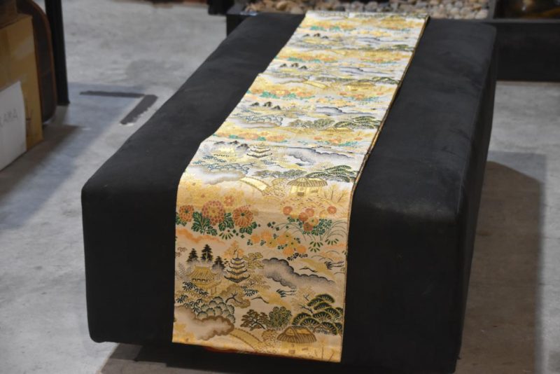 Vintage Maru Obi Sash Table Runner Length 4000mm