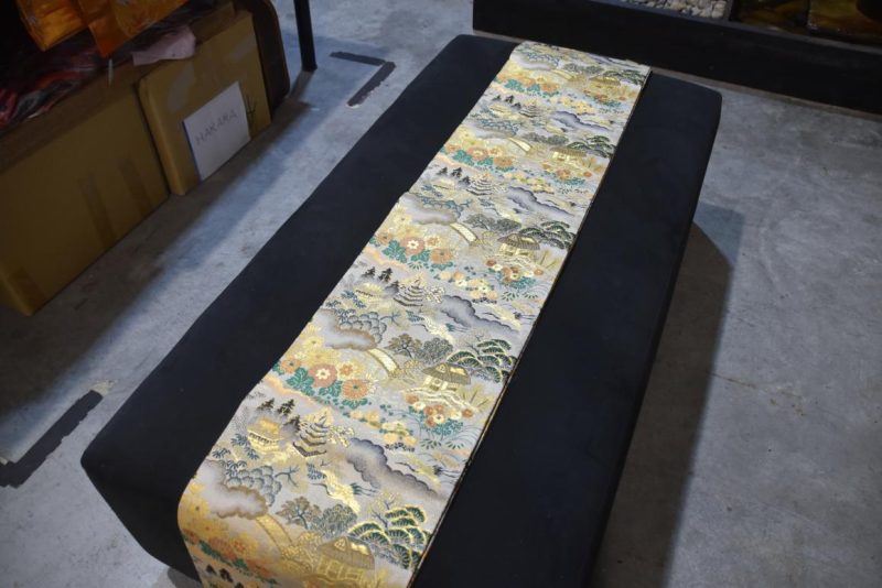 Vintage Maru Obi Sash Table Runner Length 4000mm - Image 2