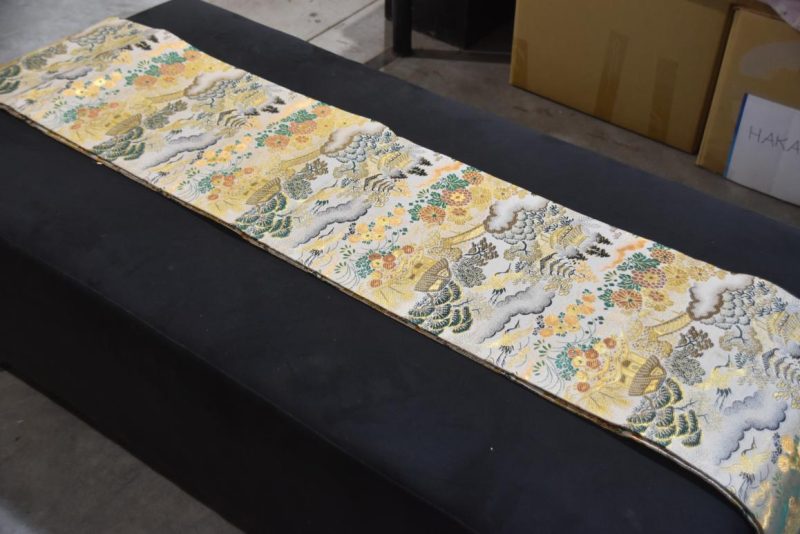 Vintage Maru Obi Sash Table Runner Length 4000mm - Image 3