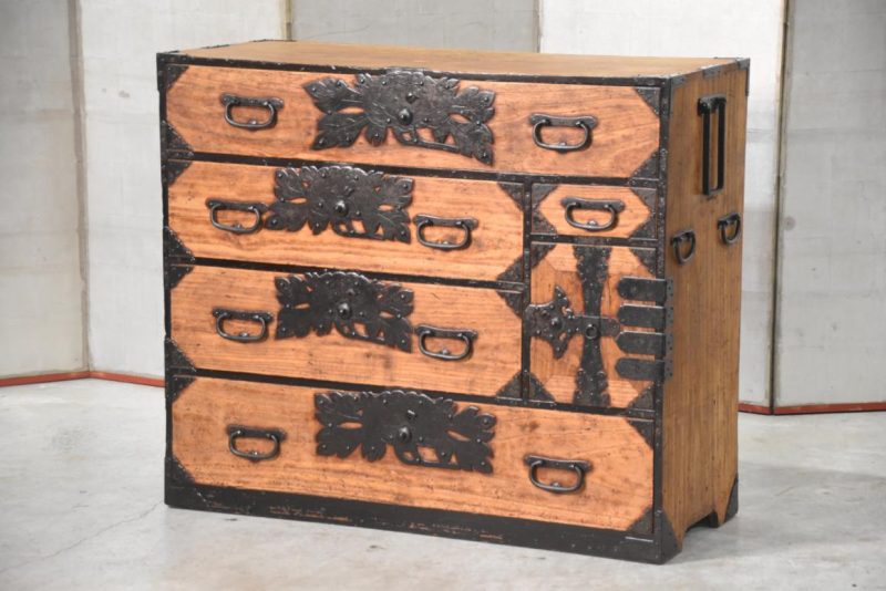Antique Sendai Region Clothing Chest Width:1040mm - Image 14