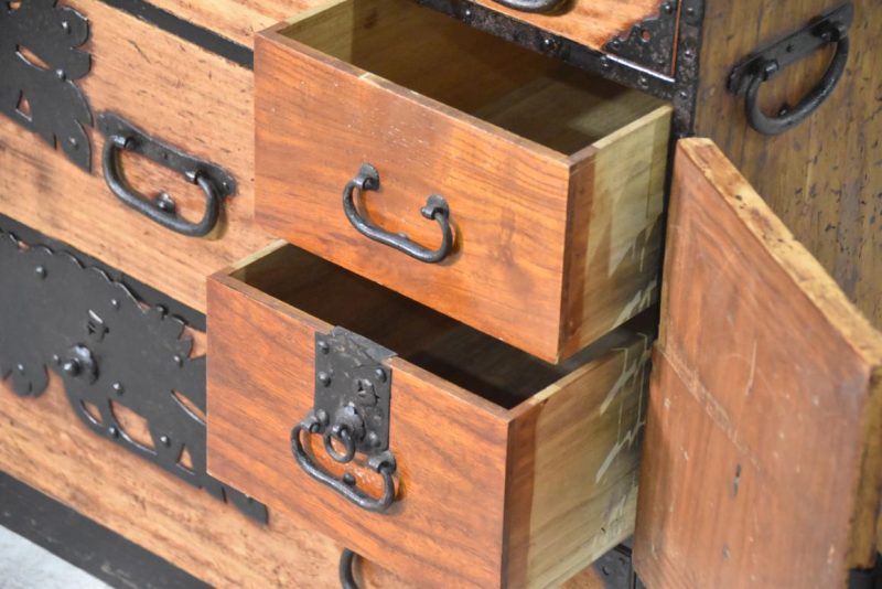 Antique Sendai Region Clothing Chest Width:1040mm - Image 7