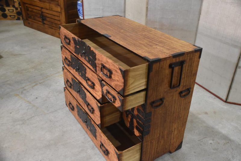 Antique Sendai Region Clothing Chest Width:1040mm - Image 6