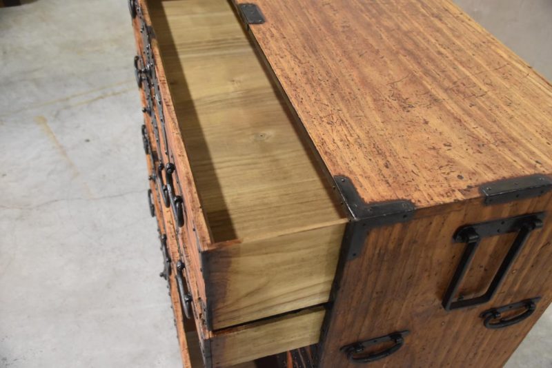 Antique Sendai Region Clothing Chest Width:1040mm - Image 5