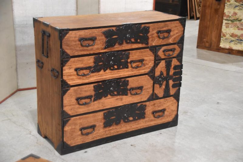 Antique Sendai Region Clothing Chest Width:1040mm - Image 2