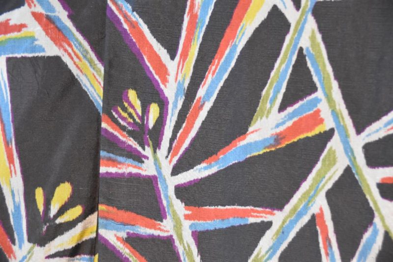 Japanese Vintage Meisen (Silk Ikat) Haori Jacket - Image 5