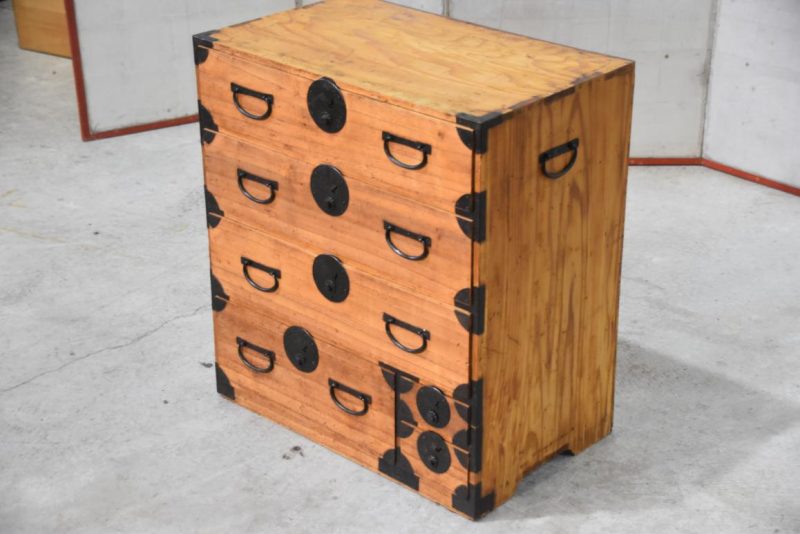 Antique Ko Dansu Small Chest Width:600mm - Image 8