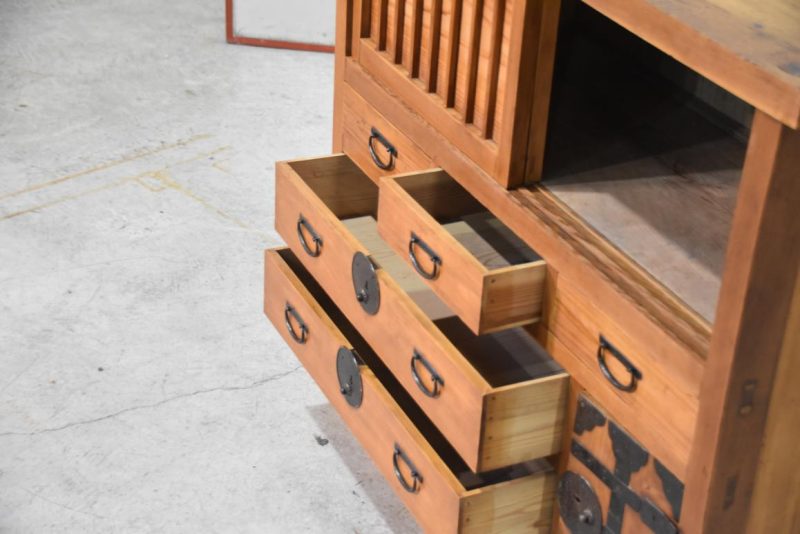 Choba Dansu Traditional Japanese Merchant Chest Width:920mm - Image 4