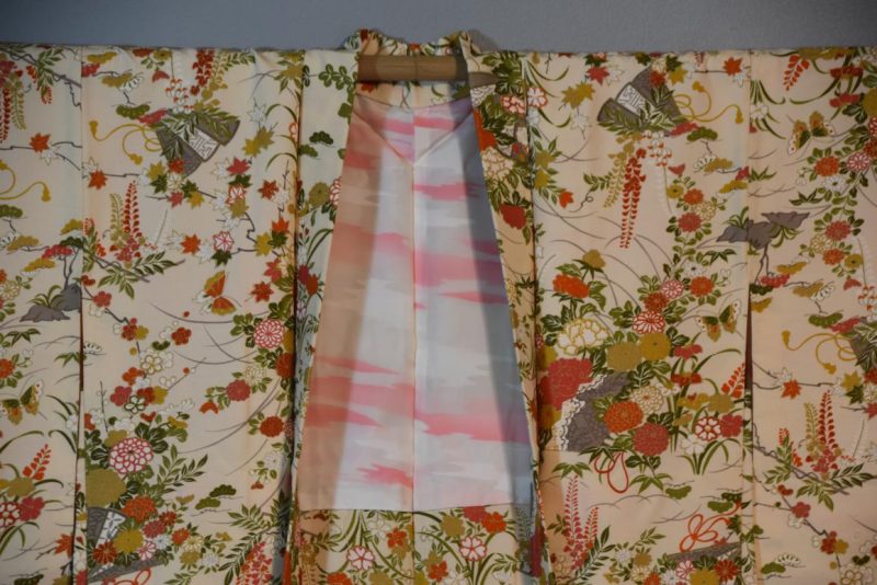 Vintage Japanese Silk Haori Jacket - Image 3