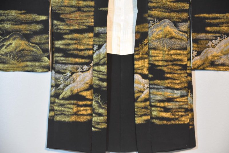 Vintage Japanese Silk Haori Jacket - Image 6