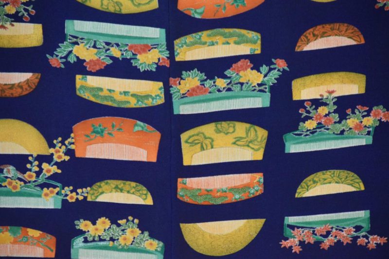 Vintage Japanese Crepe Silk Haori Jacket - Image 5