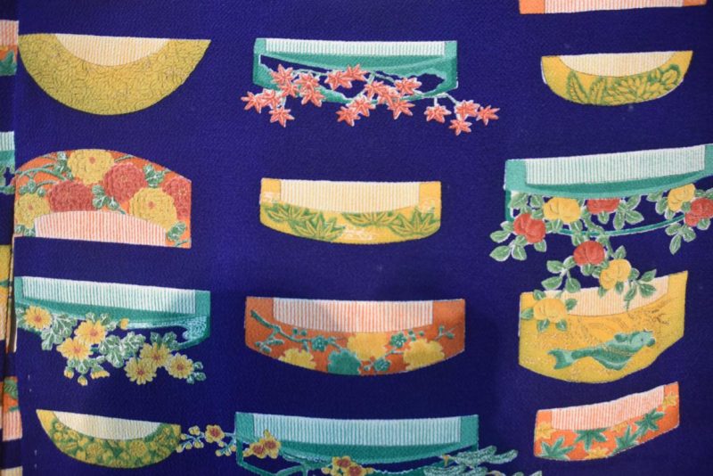 Vintage Japanese Crepe Silk Haori Jacket - Image 3