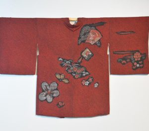 Vintage Japanese Crepe Silk Haori Jacket