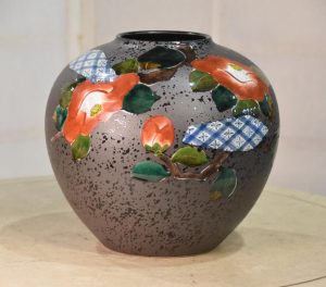 Vintage Japanese Vase Width:240mm