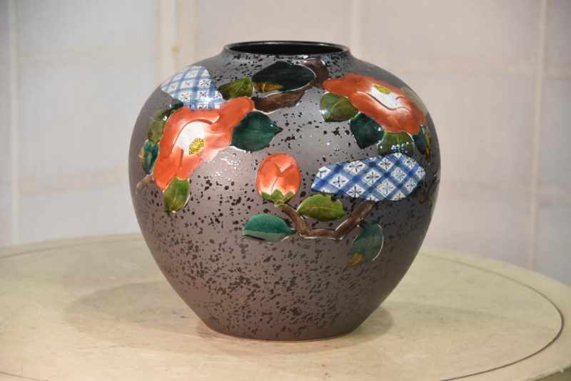 Vintage Japanese Vase Width:240mm