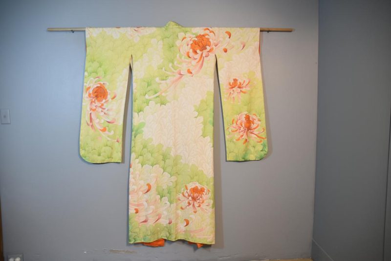 Japanese Silk Furisode Kimono