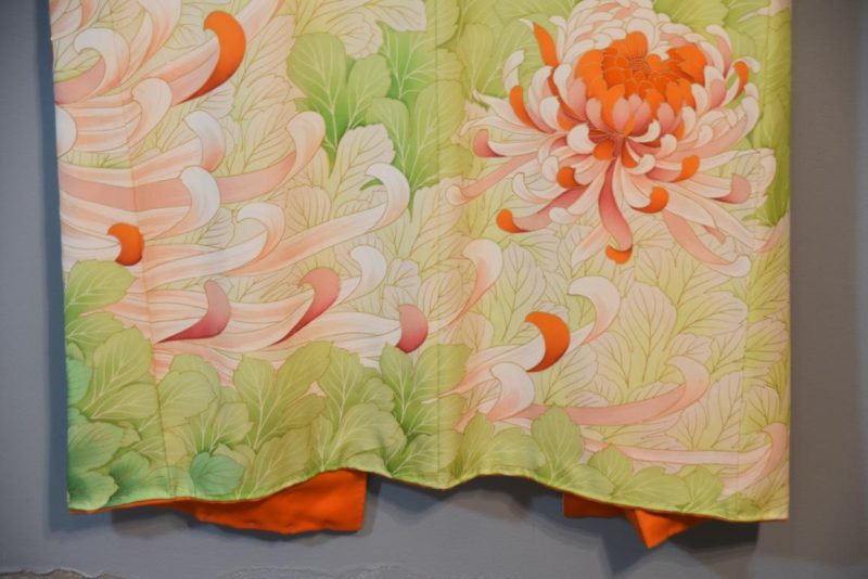 Japanese Silk Furisode Kimono - Image 7