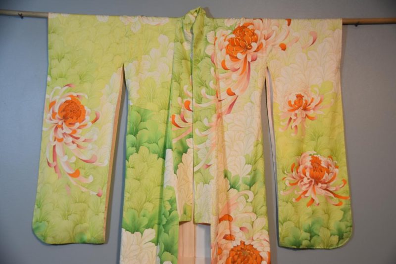 Japanese Silk Furisode Kimono - Image 5