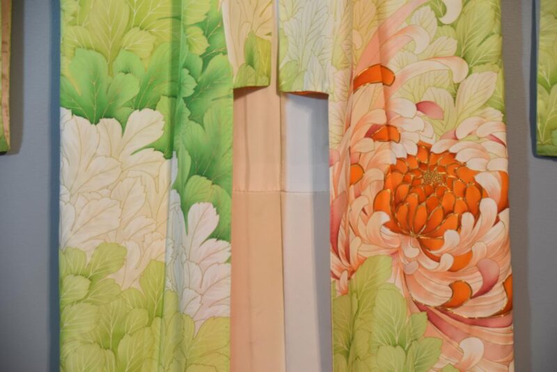 Japanese Silk Furisode Kimono - Image 3