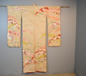 Japanese Silk Furisode Kimono