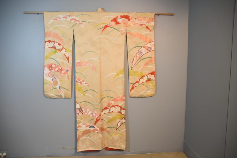 Japanese Silk Furisode Kimono