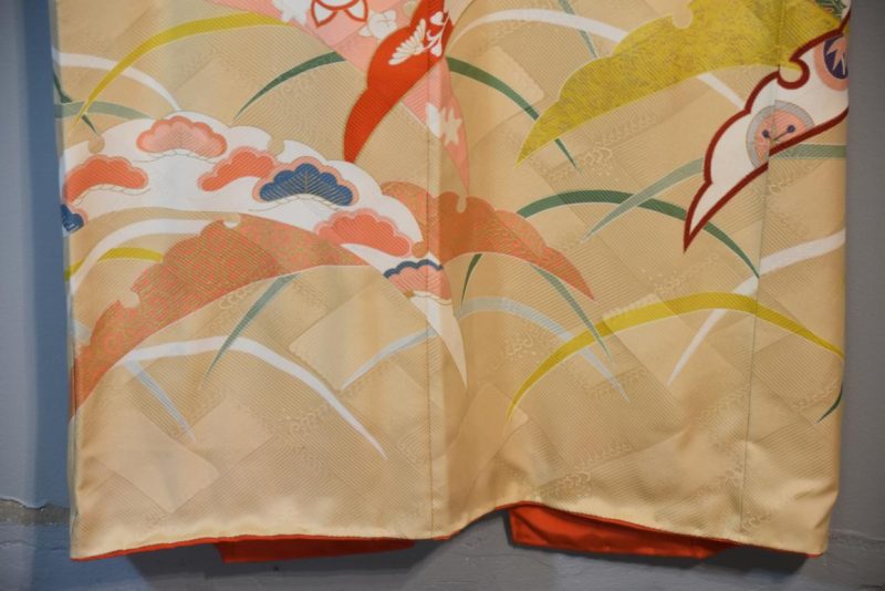 Japanese Silk Furisode Kimono - Image 10