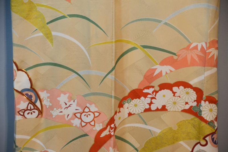 Japanese Silk Furisode Kimono - Image 9
