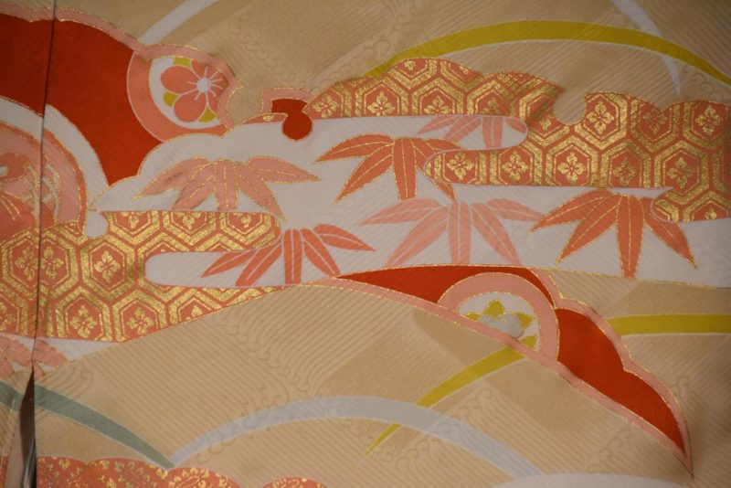 Japanese Silk Furisode Kimono - Image 8