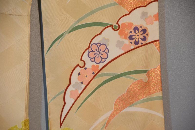 Japanese Silk Furisode Kimono - Image 6
