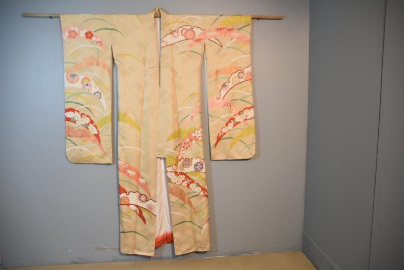 Japanese Silk Furisode Kimono - Image 5