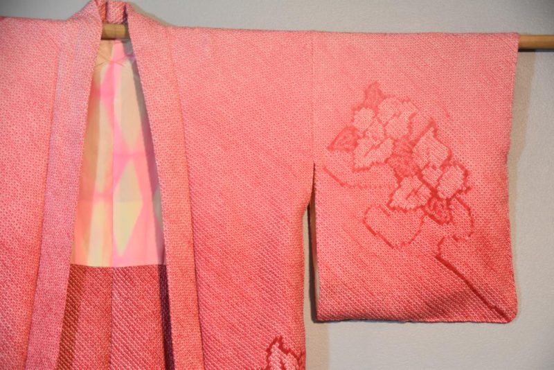 Vintage Japanese Silk Shibori Haori - Image 6