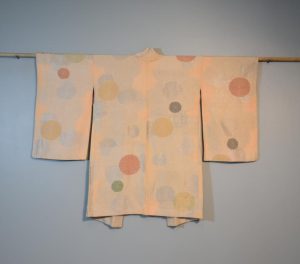 Vintage Silk Haori Jacket with Lacquered Threads