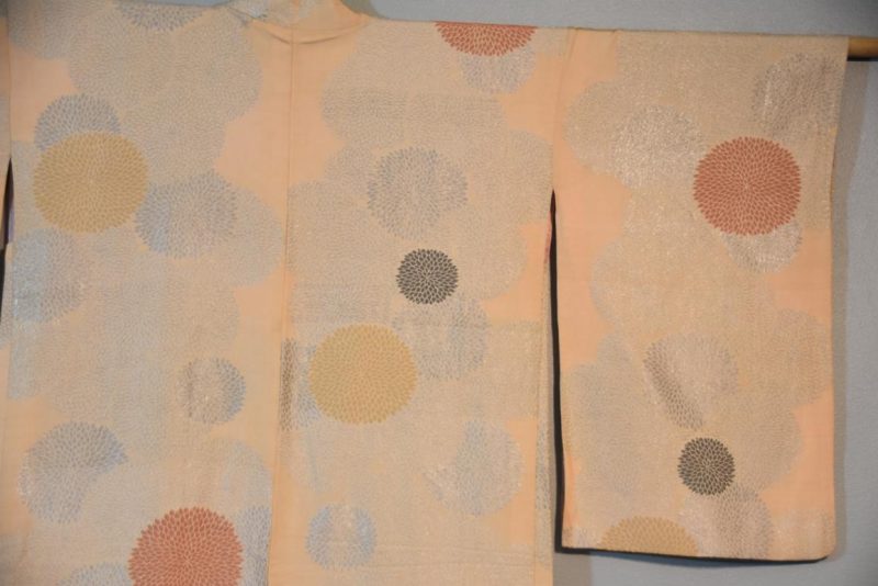 Vintage Silk Haori Jacket with Lacquered Threads - Image 15